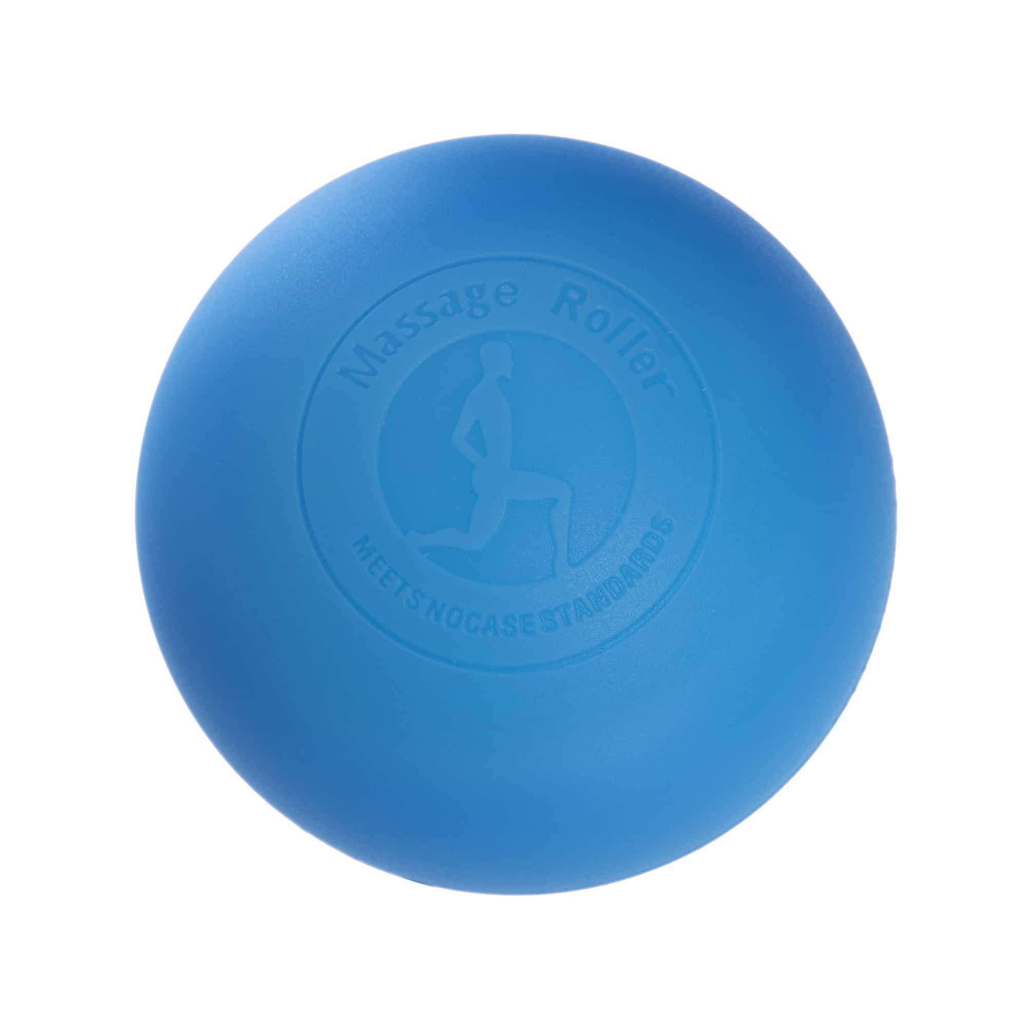 Масажний м'ячик EasyFit каучук 6.5 см синій, EF-2076-BL