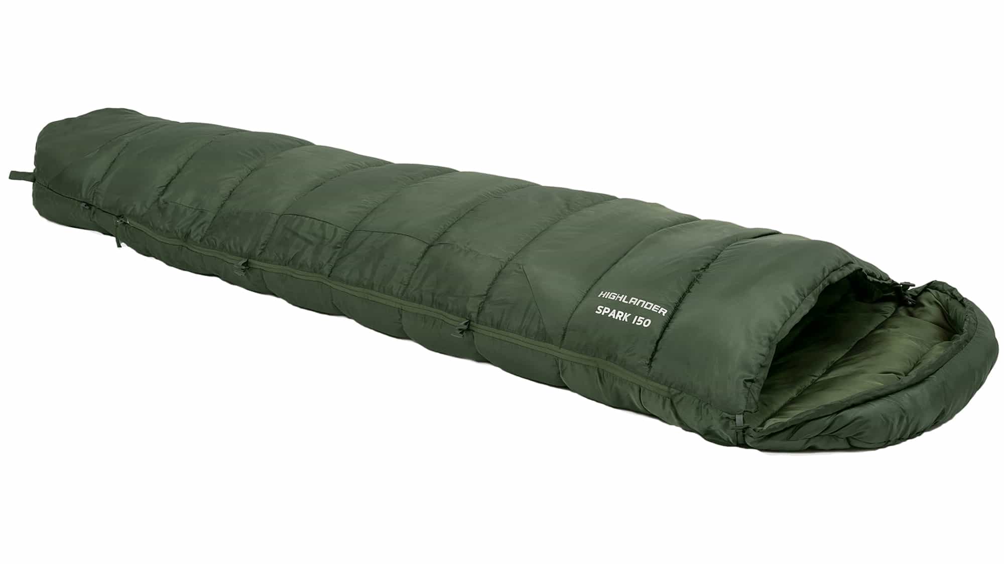 Спальний мішок Highlander Phoenix Spark 150/+4°C Olive Green Left (SB242-OG), 929693