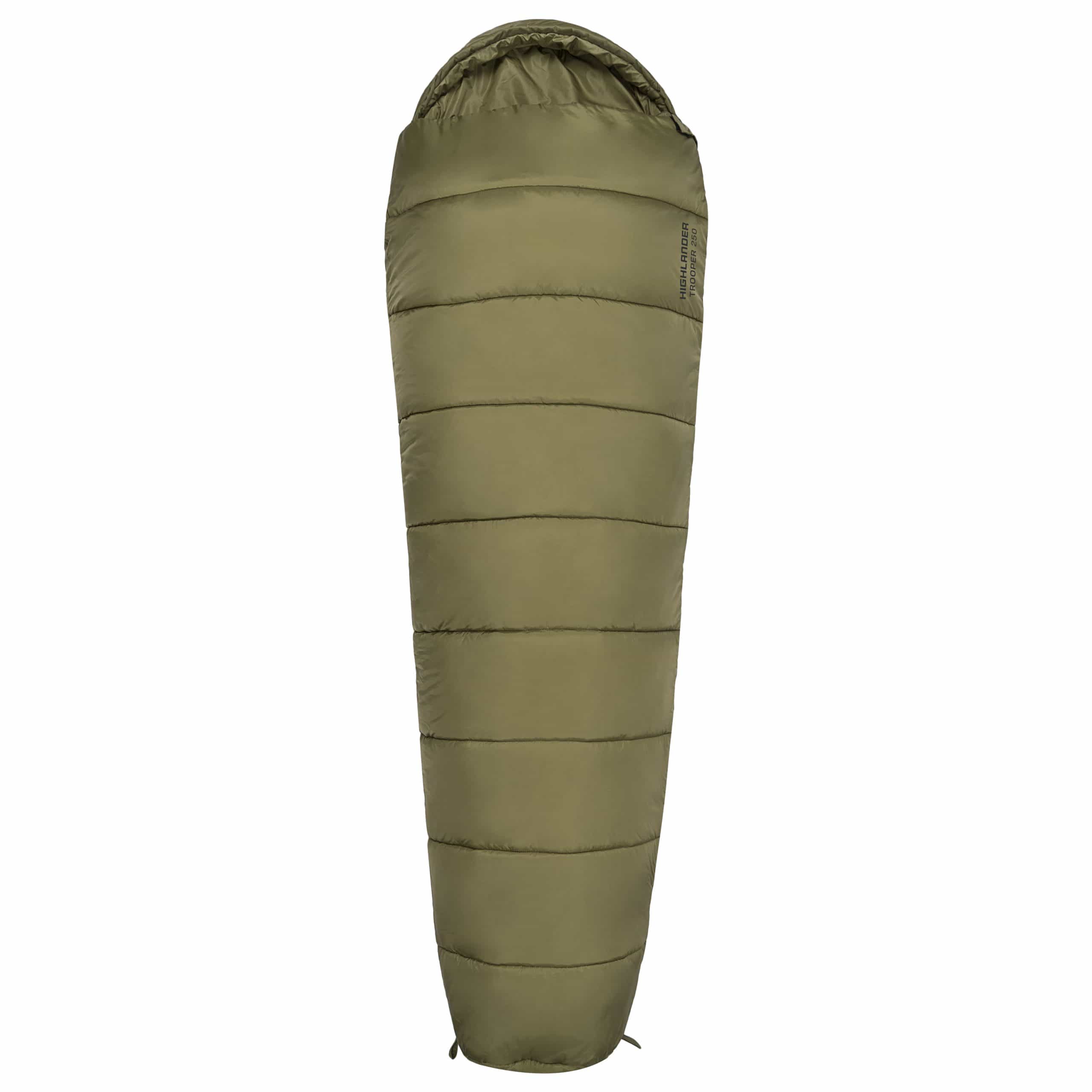 Спальний мішок Highlander Trooper 250/+5°C Ranger Green Left (SB252-RG), 929793