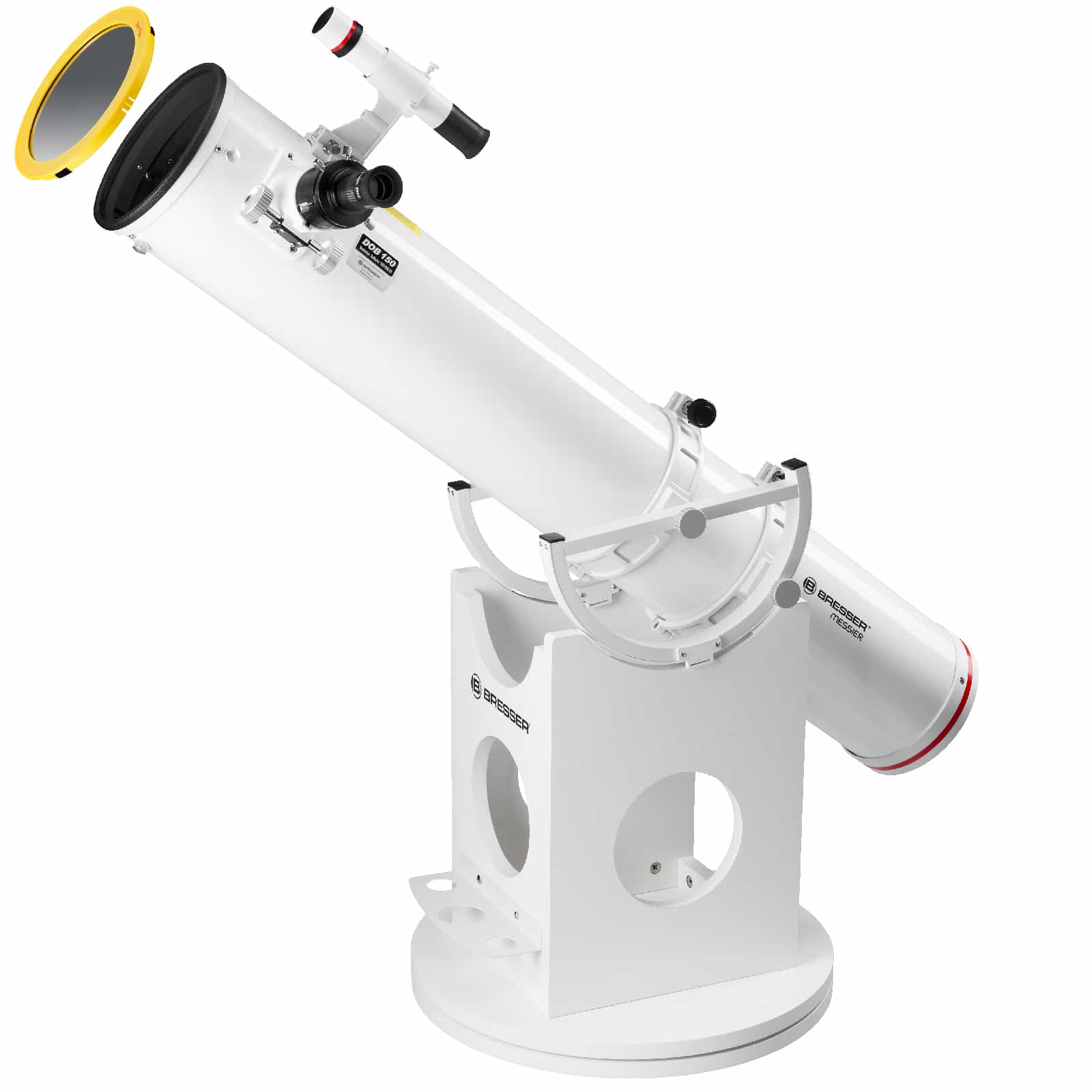 Телескоп Bresser Messier 6" 150/1200 Dobson Planetary з сонячним фільтром (4716416), 928559