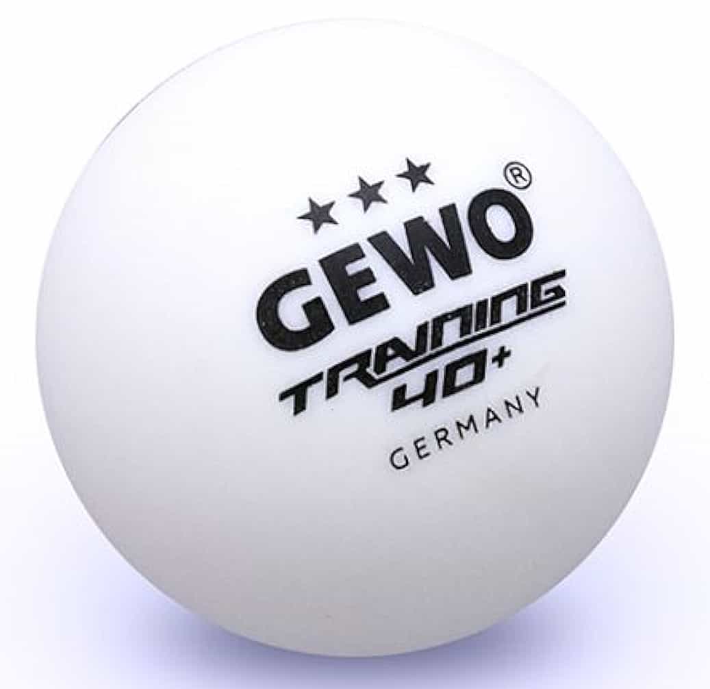 М'ячі для настільного тенісу Gewo Trainingsball 40+ 6 шт (85921200), 931058