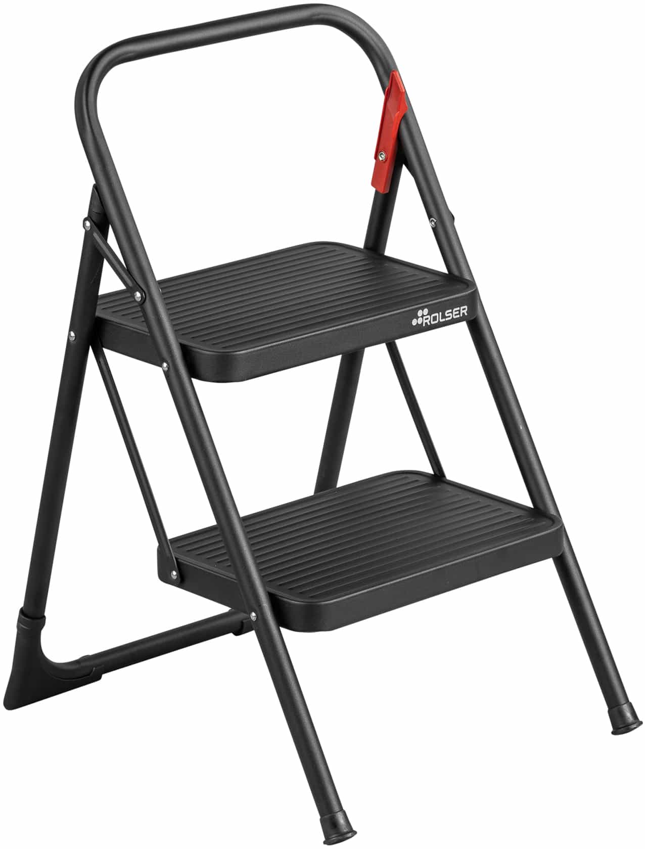 Драбина Rolser Taburete M/10 UNE 2 щаблі Negro (MET003-1023), 930475