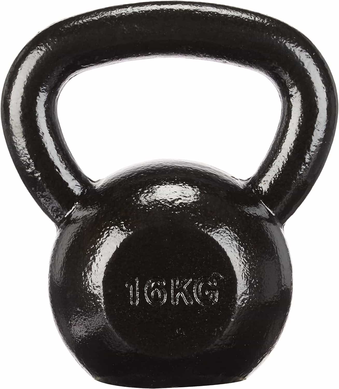 Гиря чавунна Toorx 16 кг з гумовою підставкою Black (KGV-16), 931121