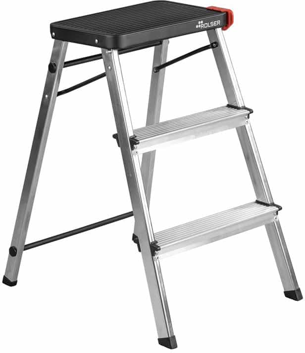 Драбина Rolser Taburete M/3 3 щаблі Negro (MET3001-1023), 928603