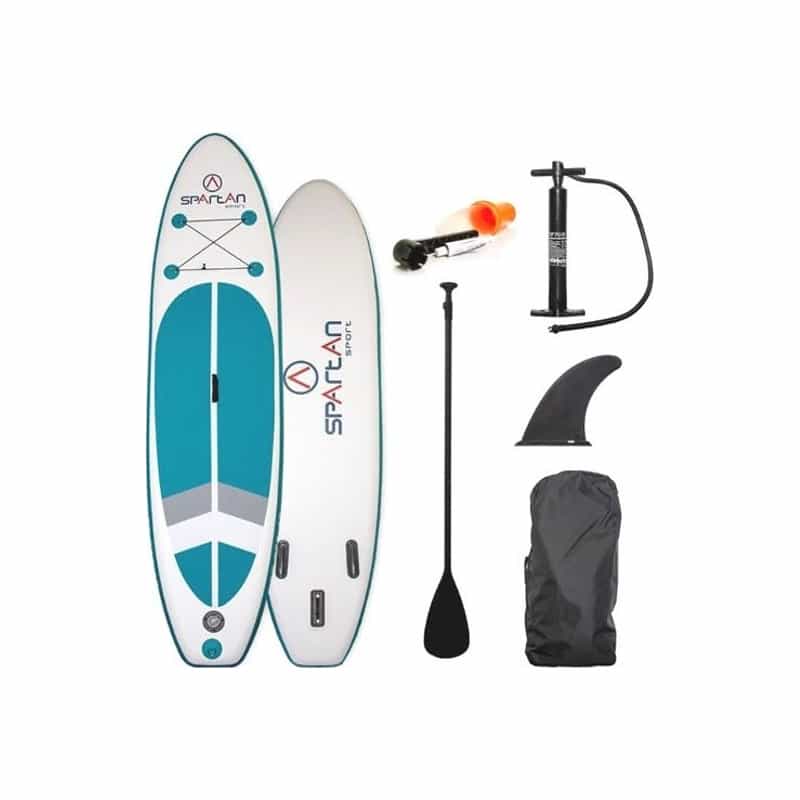 Надувна SUP дошка Spartan SUP 10’ White-Turquoise Blue, SUP100104