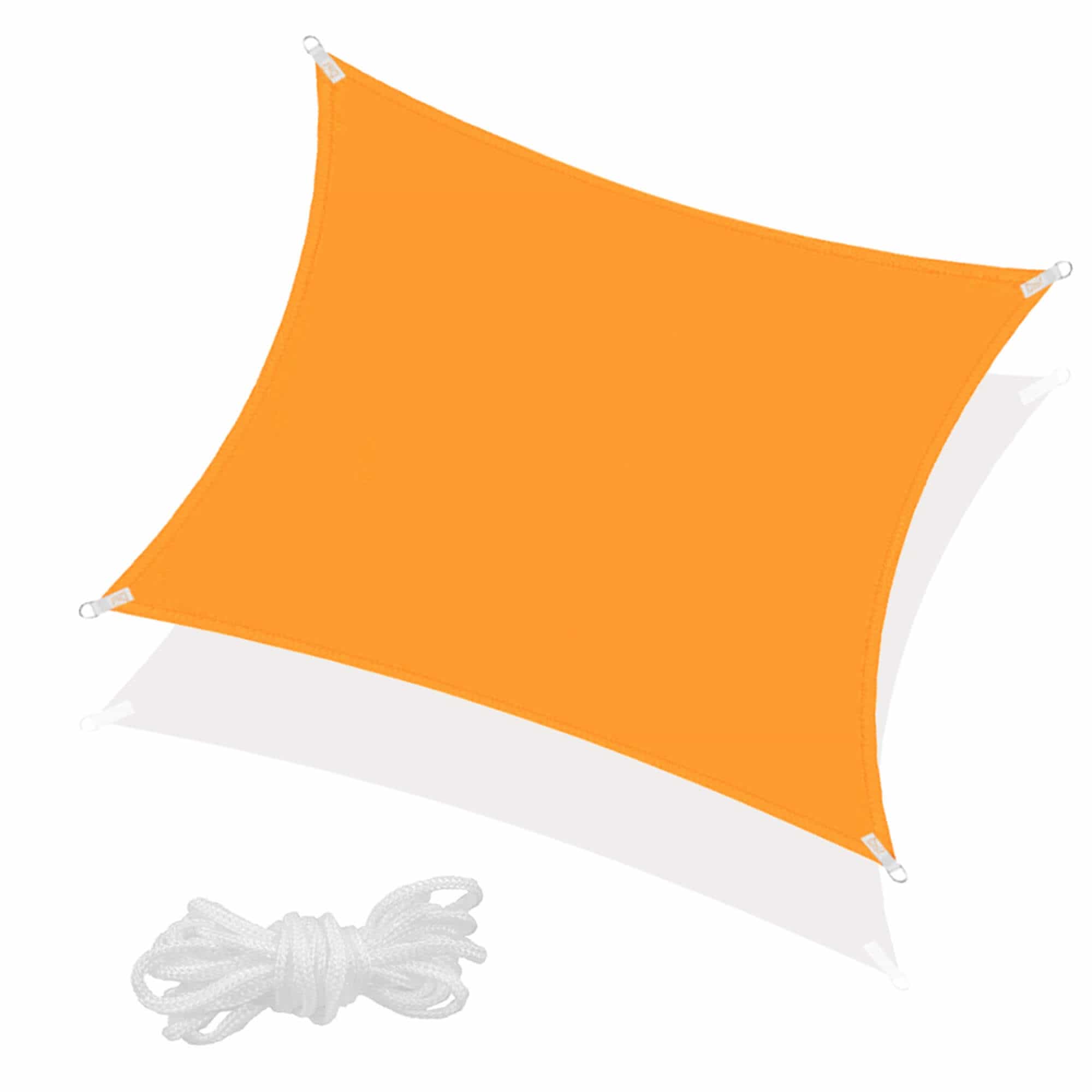 Тент-парус від сонця Springos 4 x 4 м Orange, SN1027