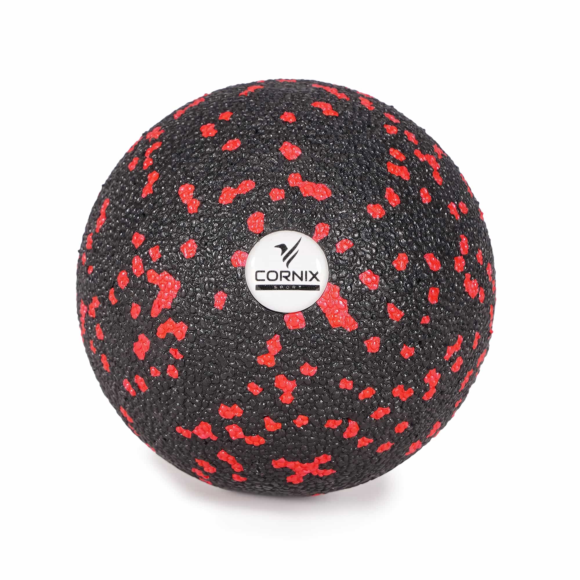 Масажний м'яч Cornix EPP Ball 8 см чорно-червоний, XR-0128