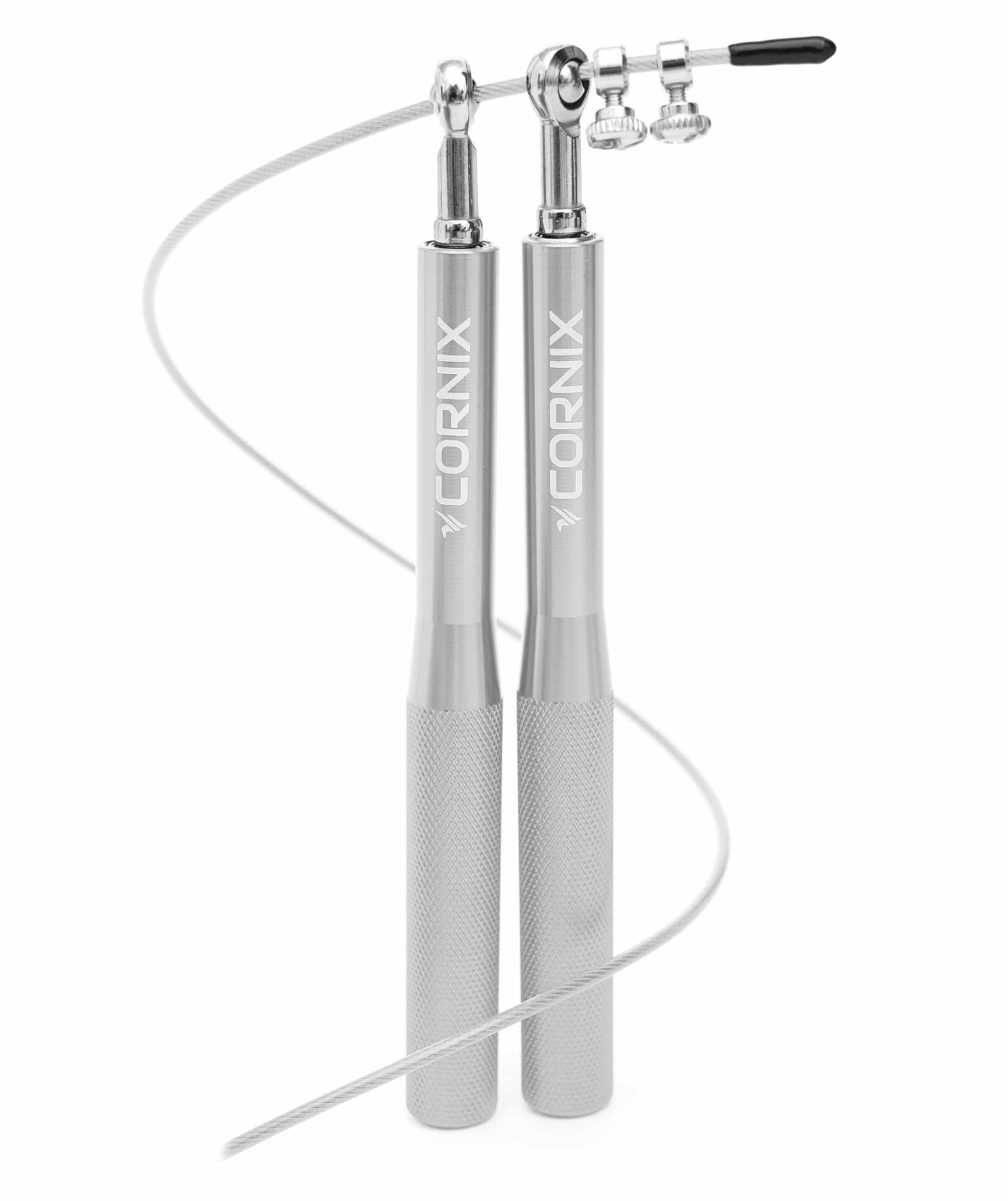 Скакалка швидкісна для кросфіту Cornix Speed Rope сіра, XR-0151