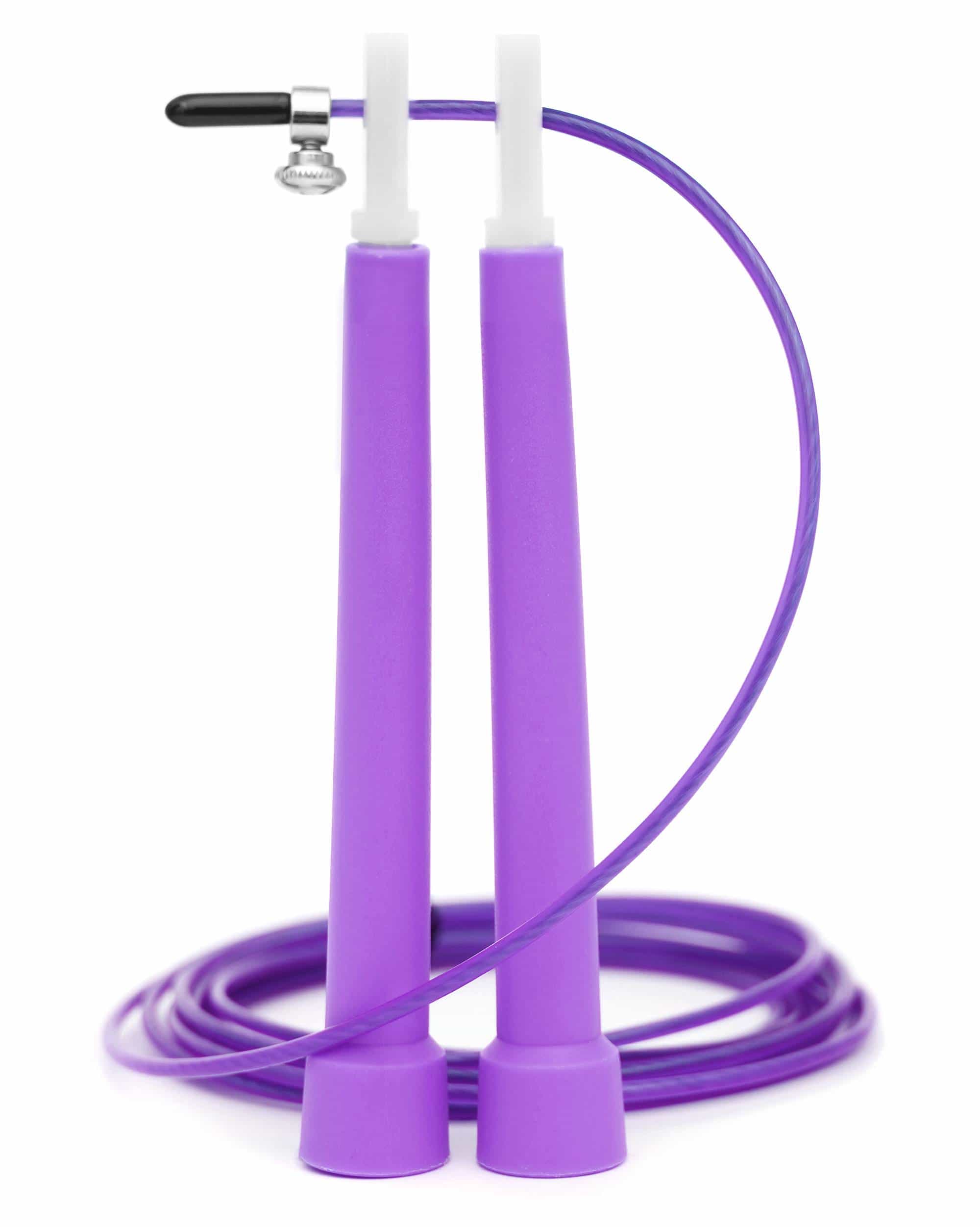 Скакалка швидкісна для кросфіту Cornix Speed Rope Basic фіолетова, XR-0163