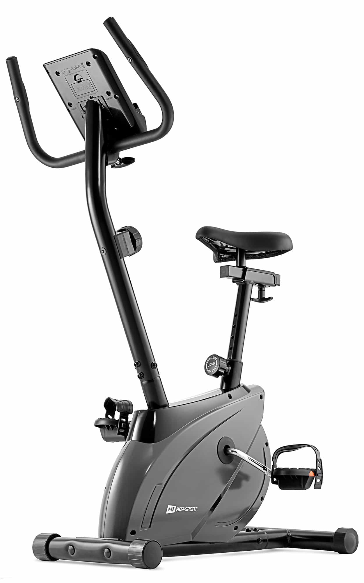 Велотренажер Hop-Sport 2070 Onyx Gray, 5902308211834