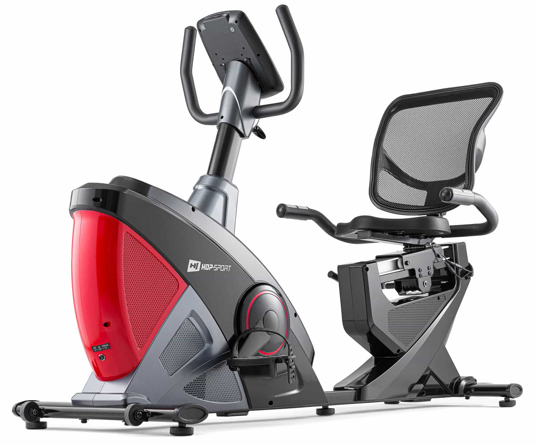 Велотренажер Hop-Sport 070L Helix Black/Red, 5902308220003