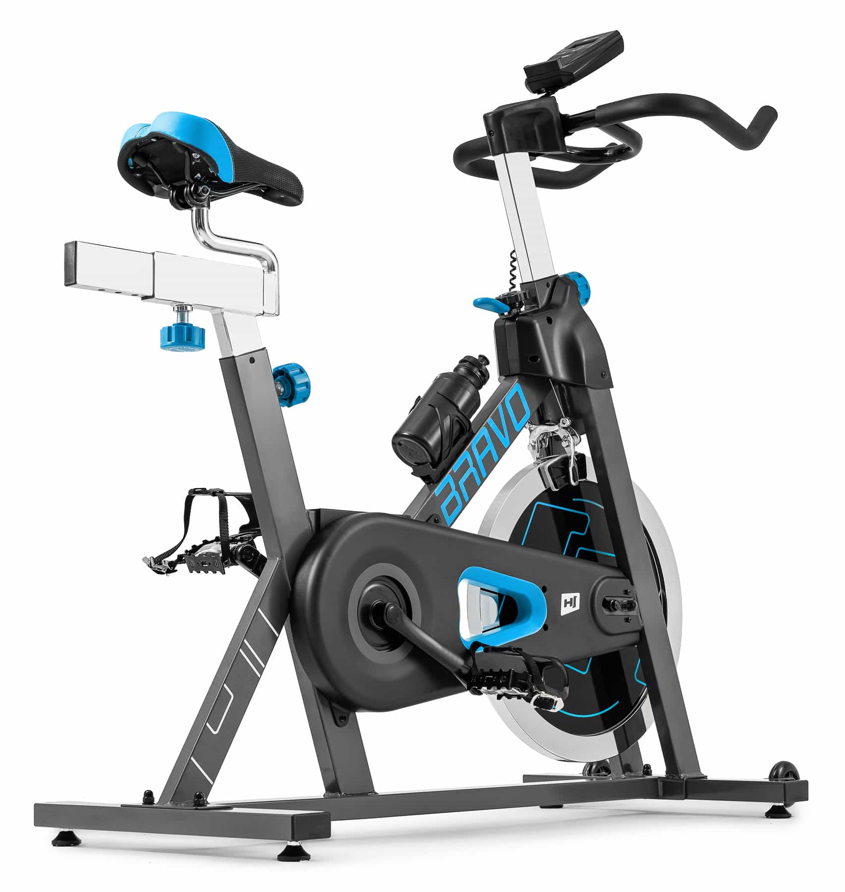Спінбайк Hop-Sport 045CI Bravo Grey / Blue, 5902308219359