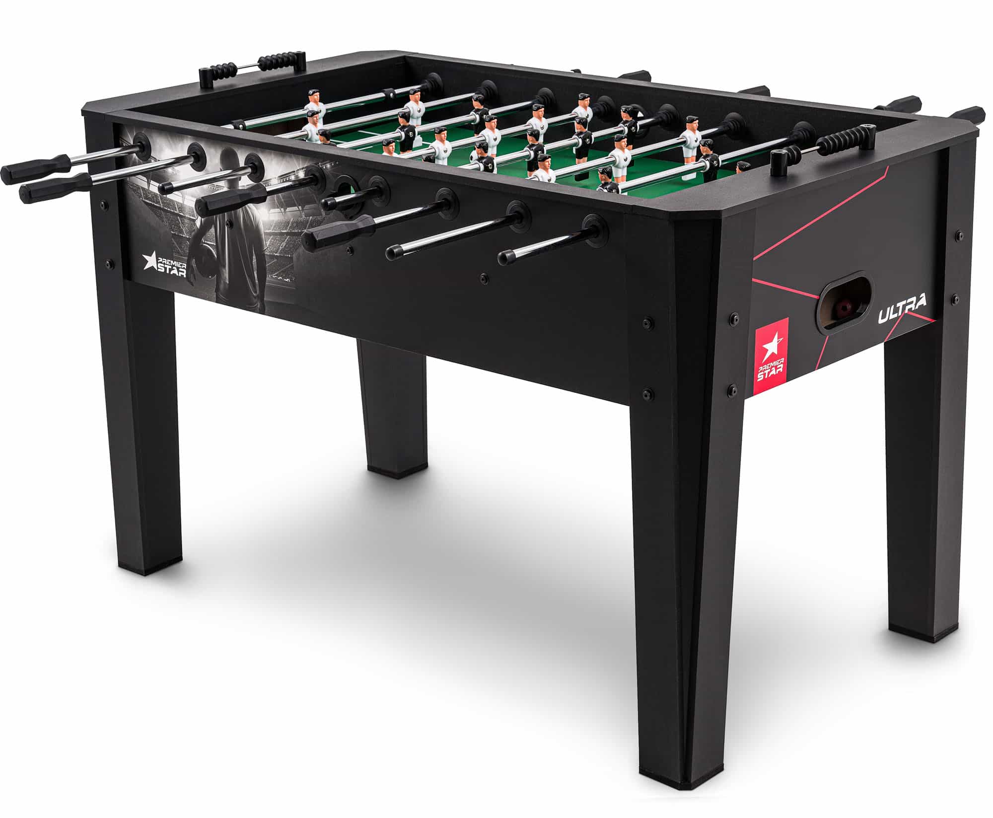Настільний футбол Hop-Sport Ultra Black, 5902308224841