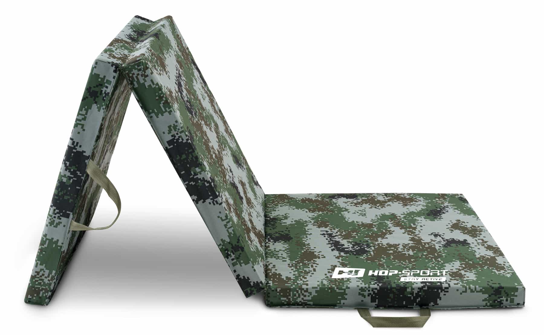 Гімнастичний мат 5 см Hop-Sport 065FM Military, 5902308220225