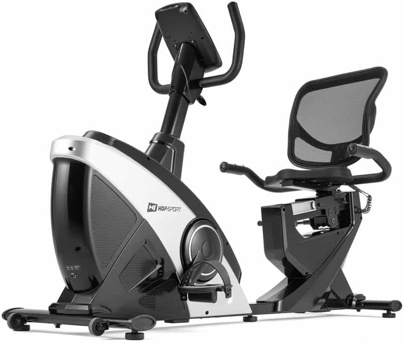 Велотренажер Hop-Sport 070L Helix Silver/Black, 5902308223998