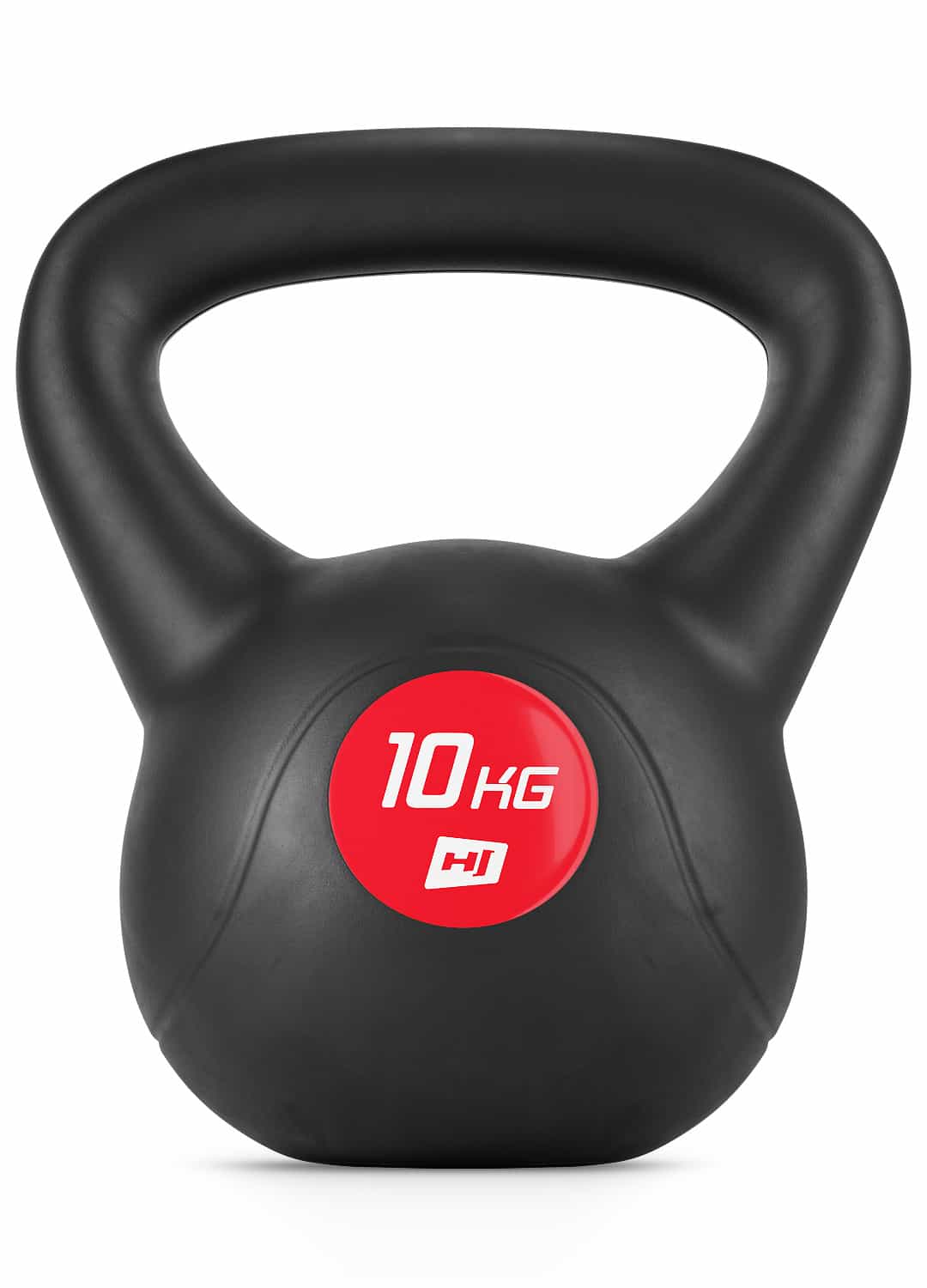 Гиря вінілова 10 кг Hop-Sport PB010KB чорна, 5902308224728