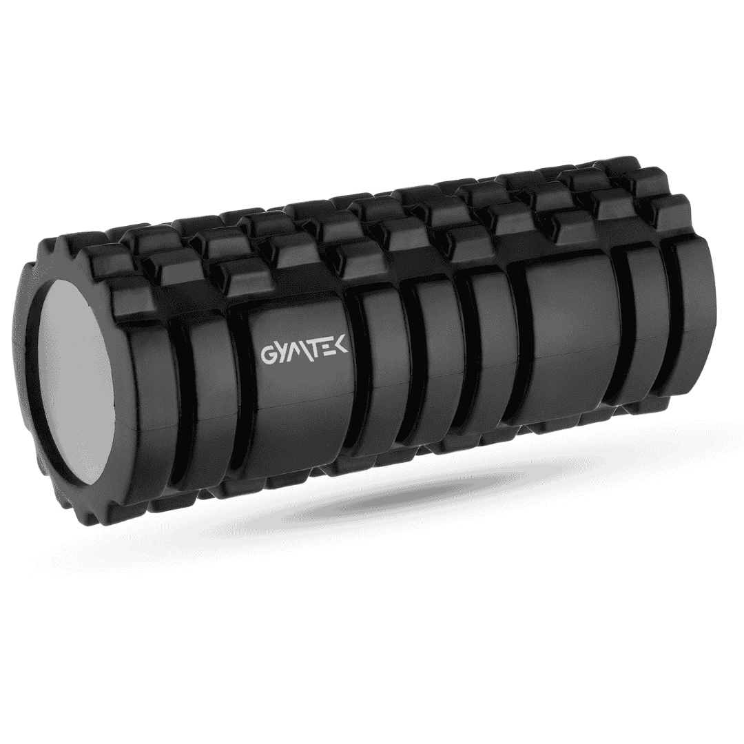 Масажний ролик Gymtek EVA 33*14 см чорно-білий, 5907766663577