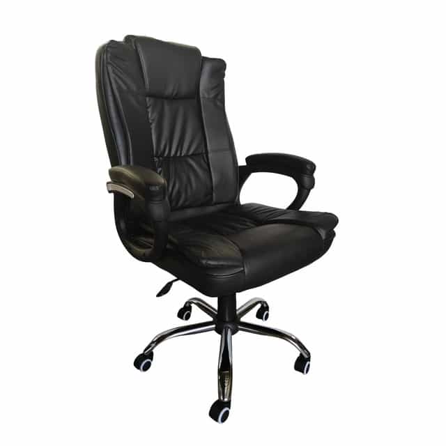 Крісло офісне на колесах Bonro B-612 чорне, 42400326