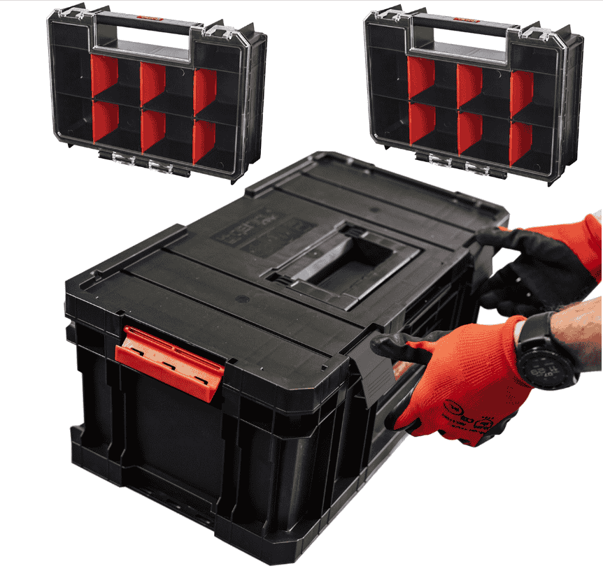 Скринька з 2 органайзерами MULTI Qbrick System TWO TOOLBOX PLUS, 5901238251606