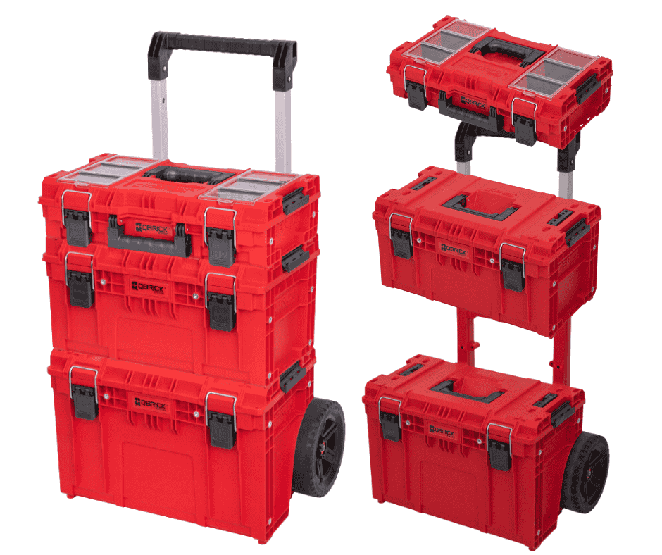 Комплект ящиків для інструментів Qbrick System PRIME SET 1 RED Ultra H, 5901238257974