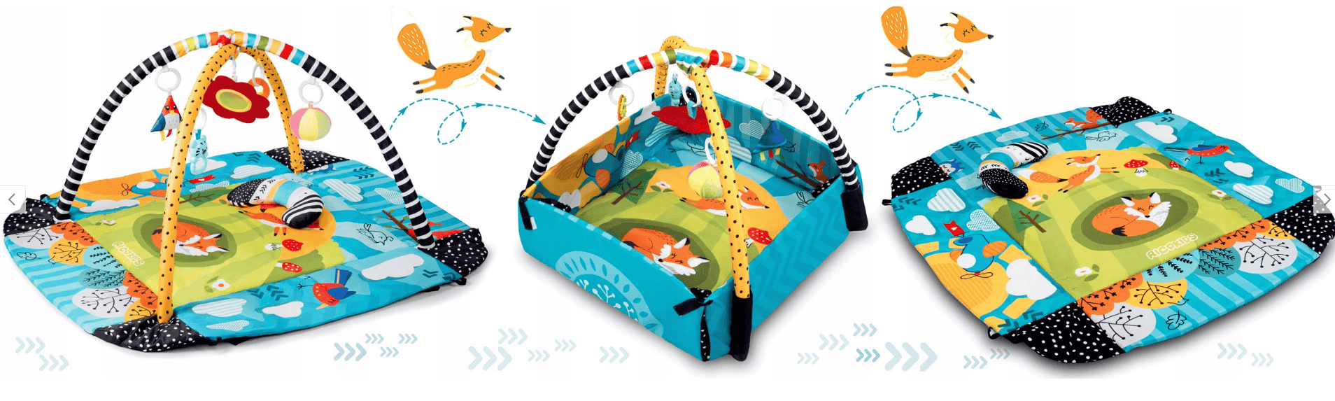 Розвиваючий килимок Lisek Ricokids 110 х 100 см (7317), 7317